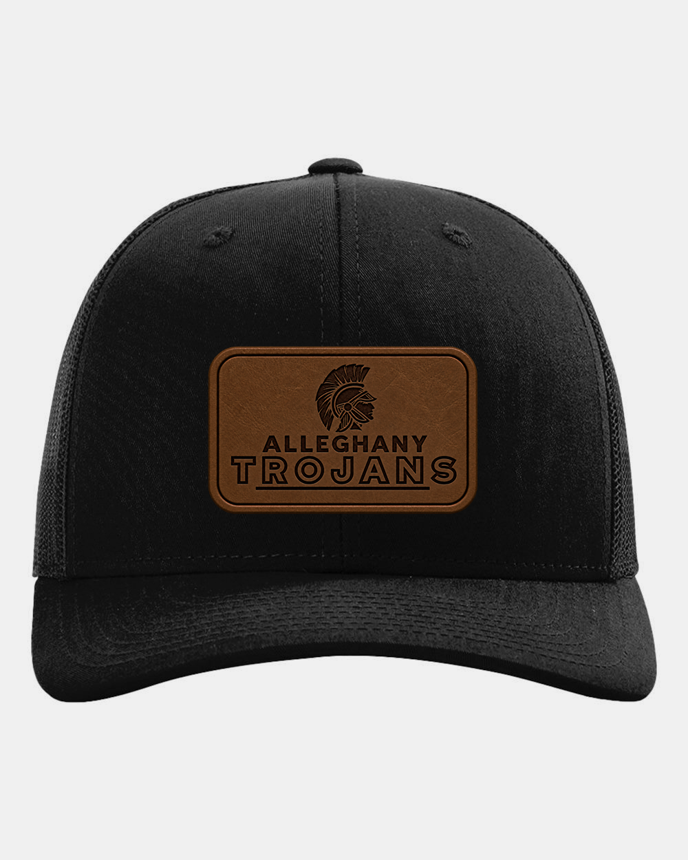 Alleghany Trojans 112 Leather Patch