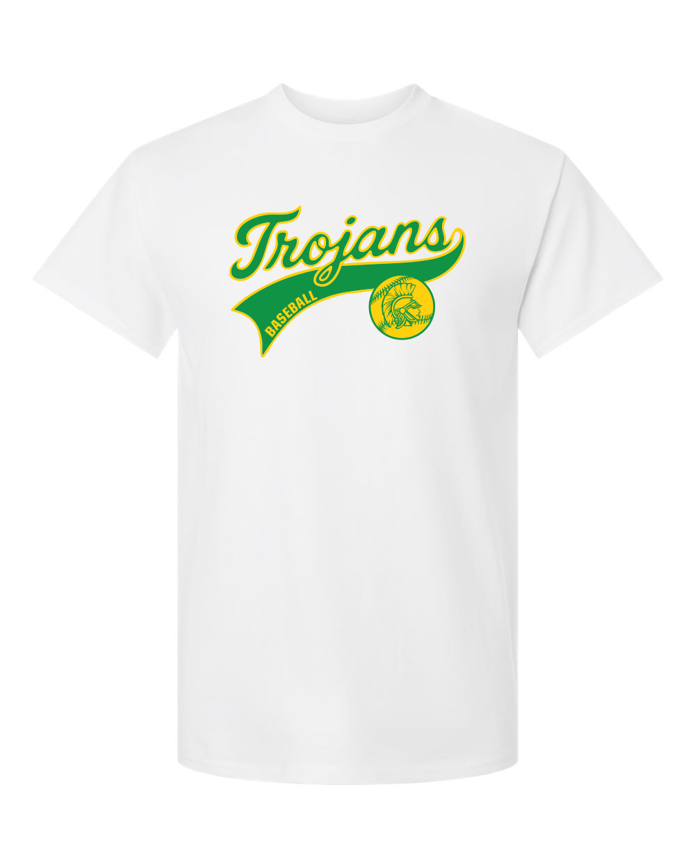 Trojans Baseball Short Sleeve / 1