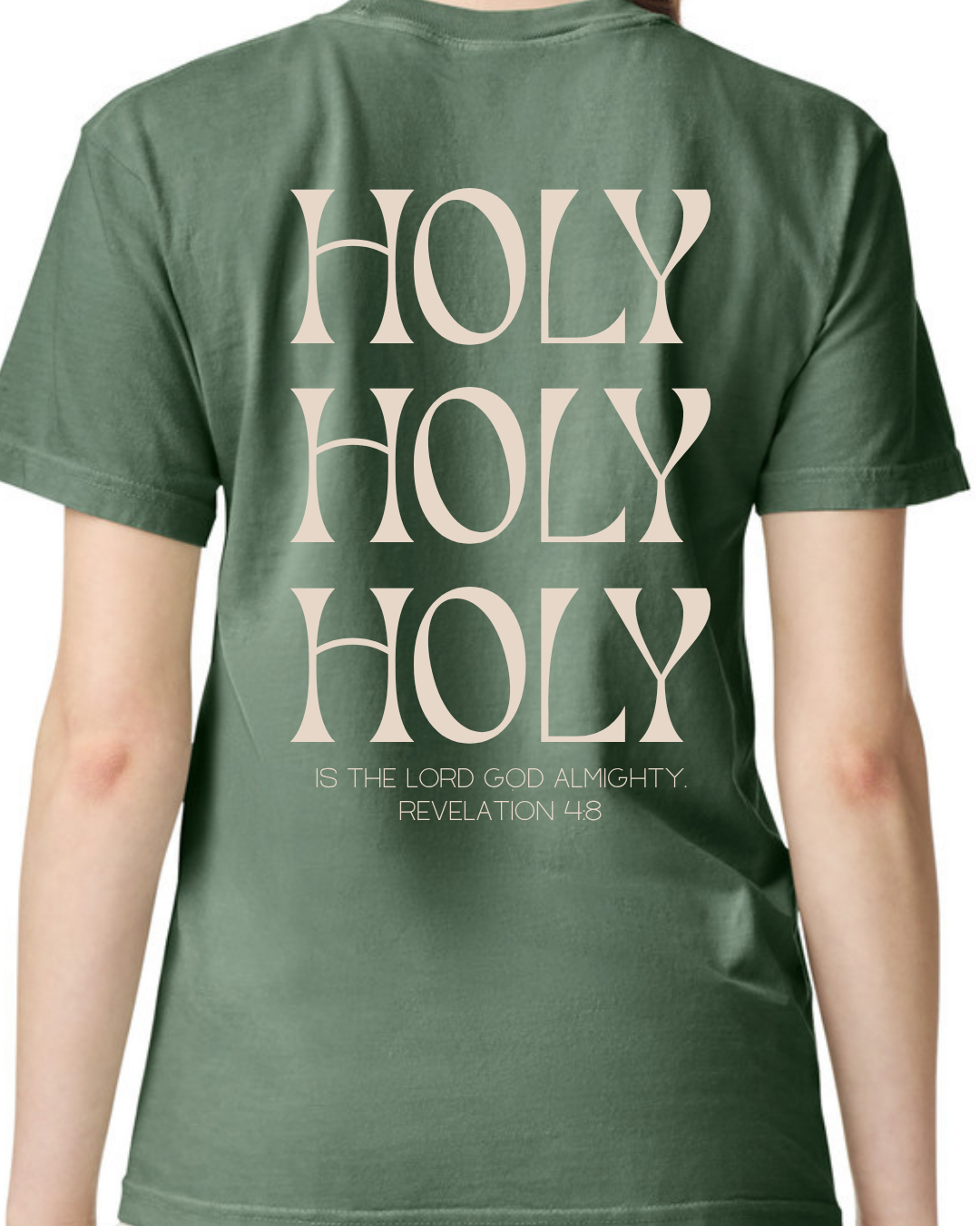 Holy Holy Holy Comfort Colors Short Sleeve