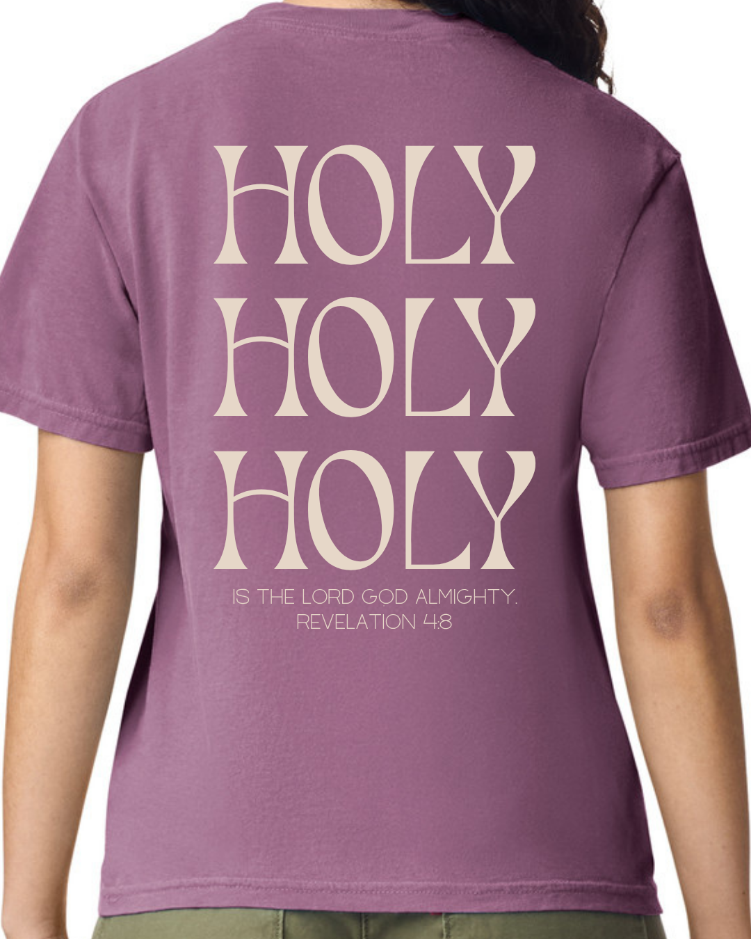 Holy Holy Holy Comfort Colors Short Sleeve