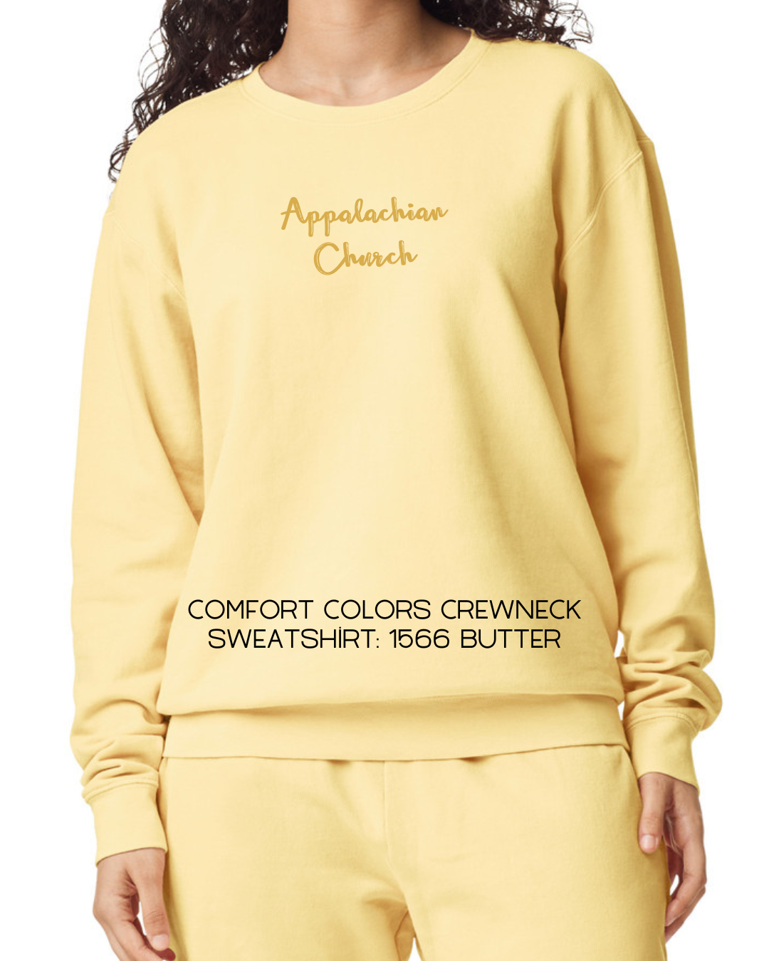 App Church Logo Comfort Colors Crewneck