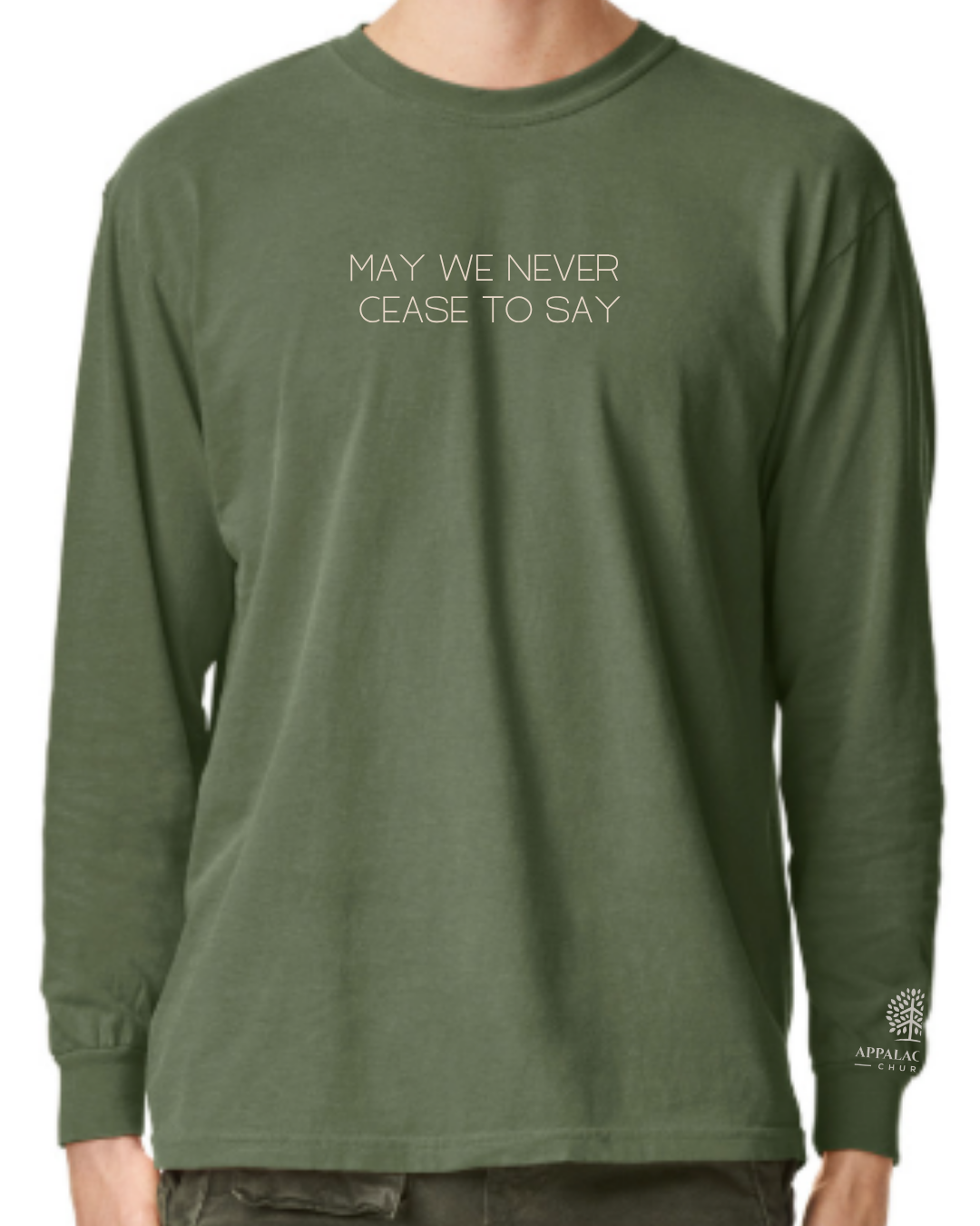 Holy Holy Holy Comfort Colors Long Sleeve