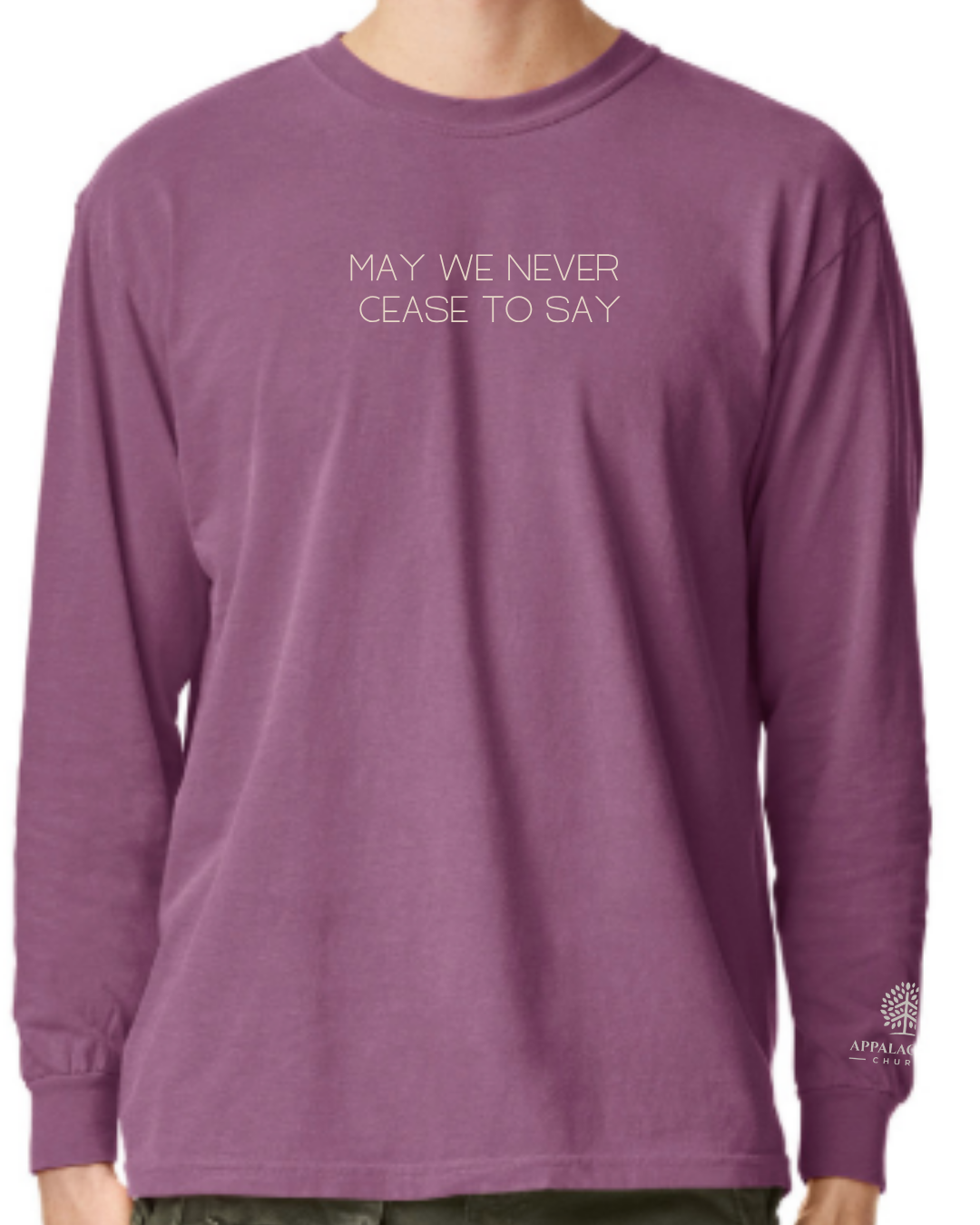 Holy Holy Holy Comfort Colors Long Sleeve