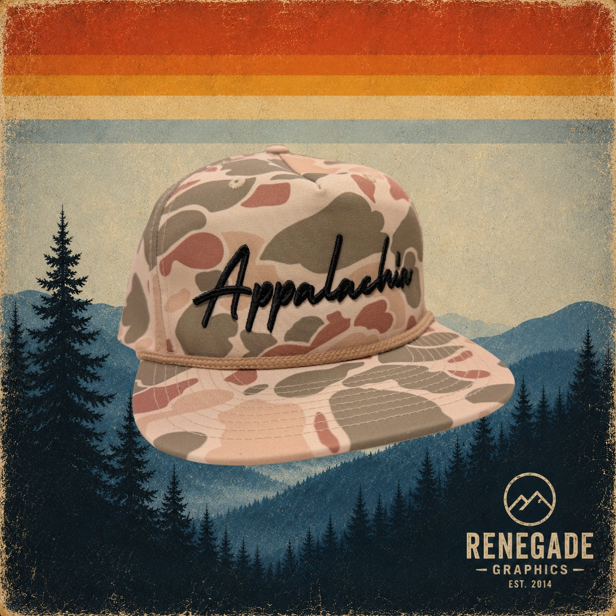 Appalachia Script Puff Hat - Harvest Duck Camo (Richardson 256)