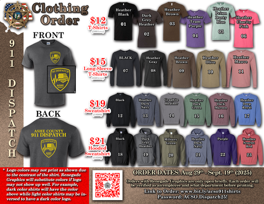ACSO Dispatch - Hooded Sweatshirt