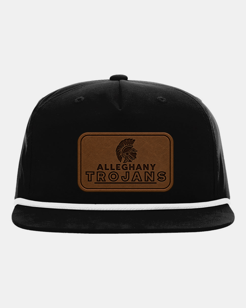 Alleghany Trojans 256 Leather Patch