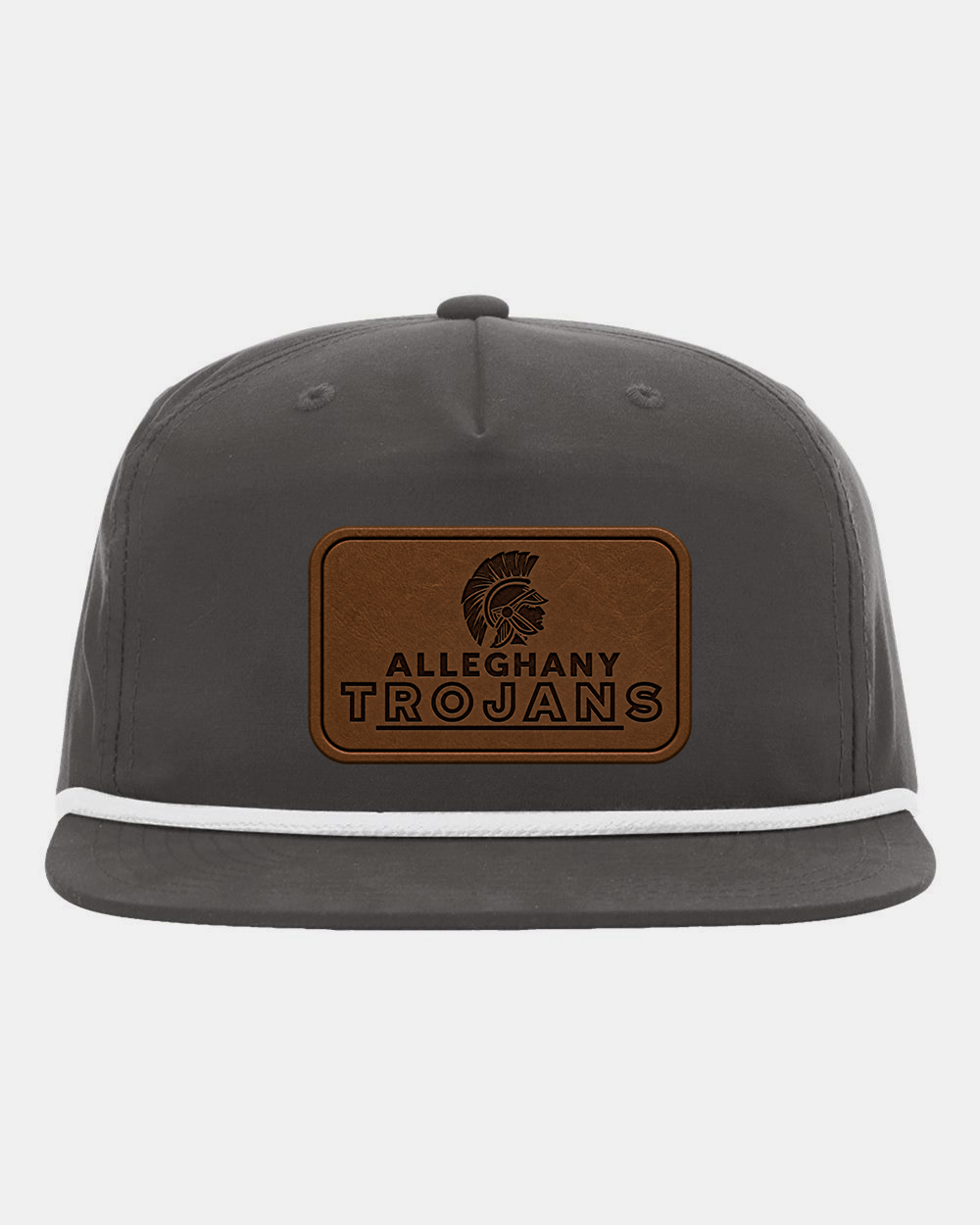 Alleghany Trojans 256 Leather Patch