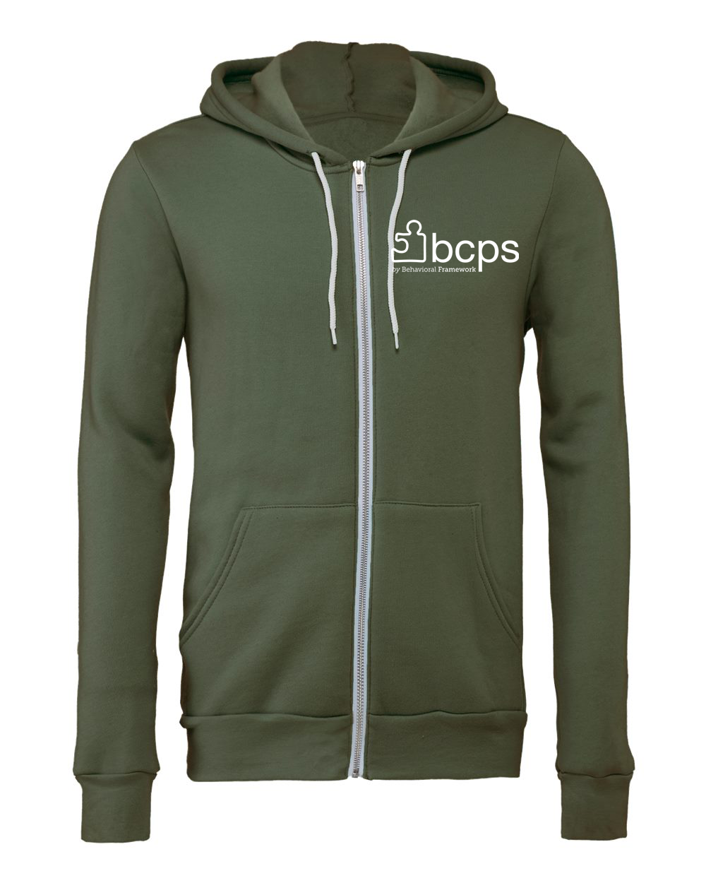 BCPS Full Zip Hoodie | Bella Canvas Triblend