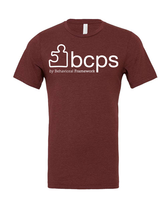 BCPS Short Sleeve - Heather Cardinal