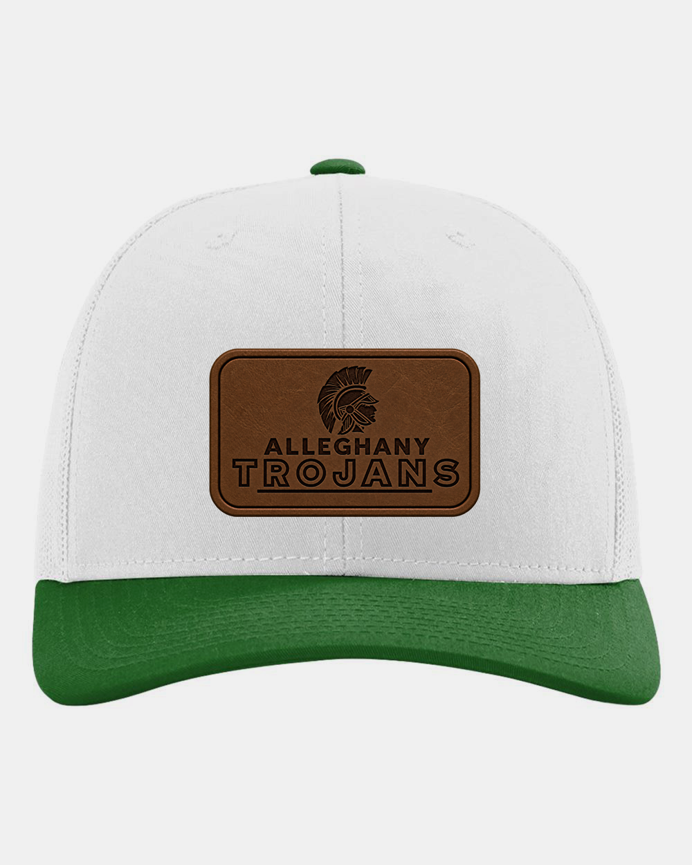 Alleghany Trojans 112 Leather Patch