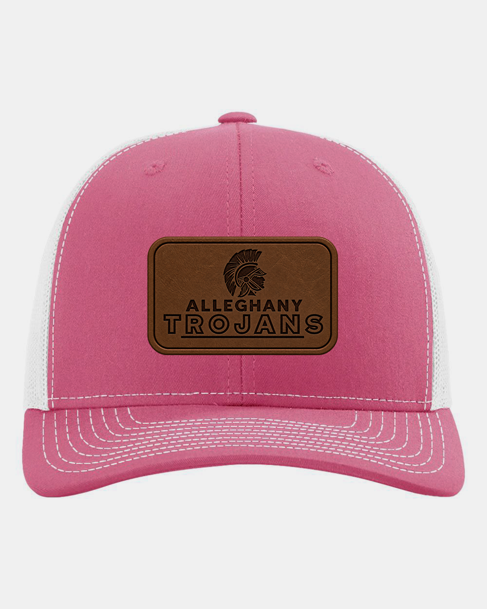 Alleghany Trojans 112 Leather Patch