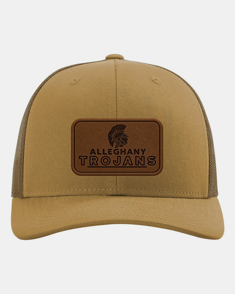 Alleghany Trojans 112 Leather Patch