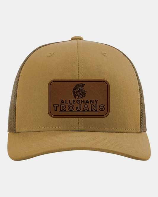 Alleghany Trojans 112 Leather Patch