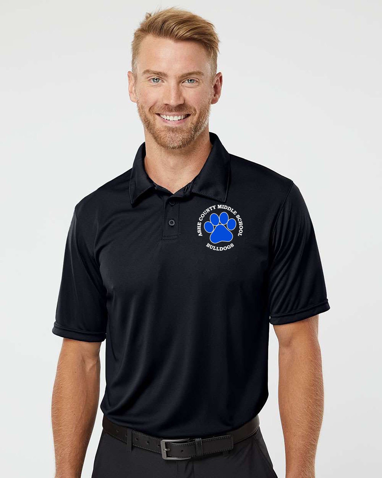 Augusta Mens Polo - Paw Print