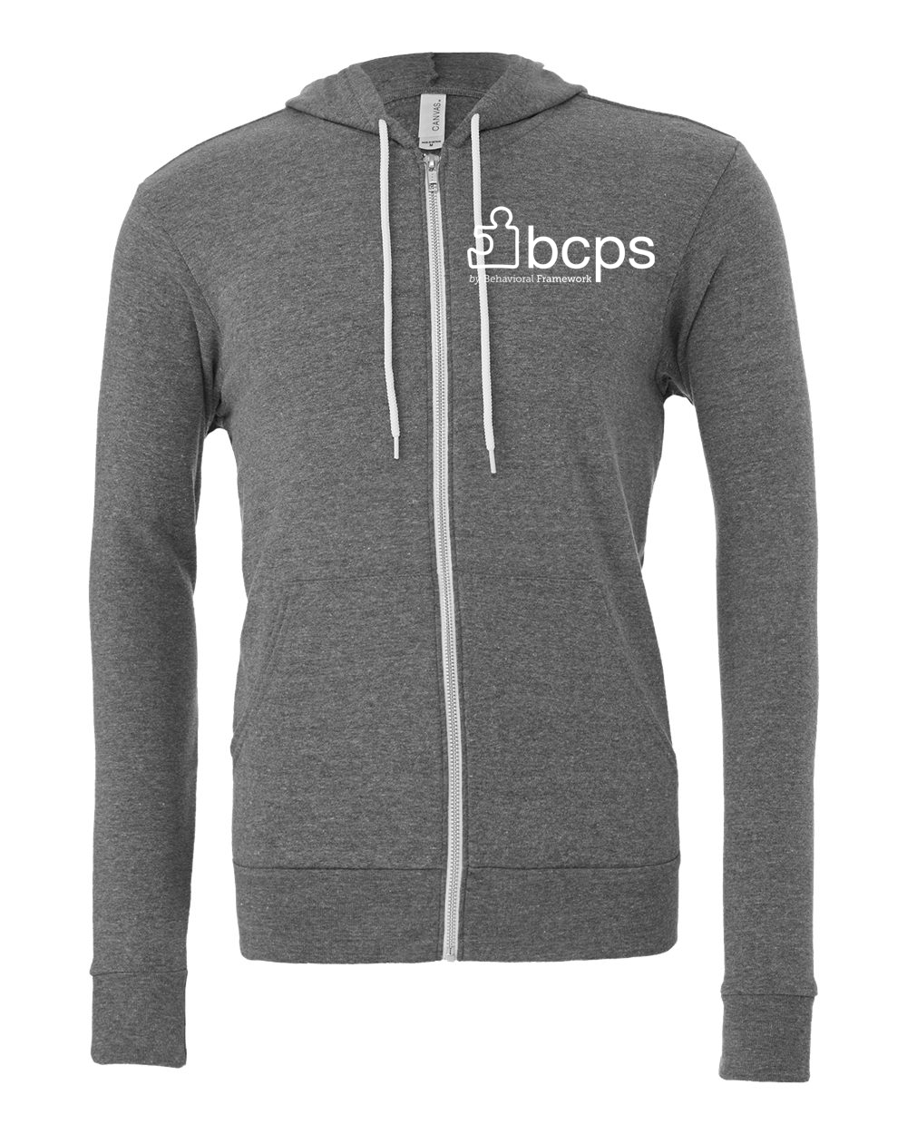 BCPS Full Zip Hoodie | Bella Canvas Triblend