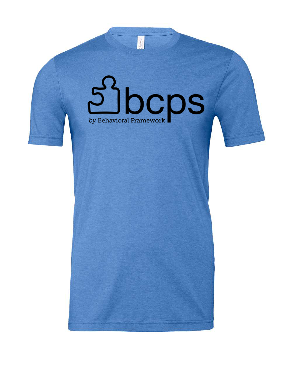 BCPS Short Sleeve - Heather Columbia Blue