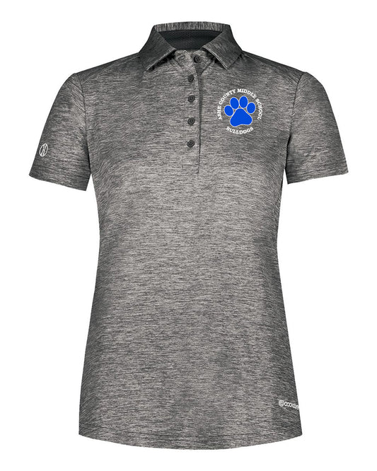 Holloway Ladies Electrify Cool Core Polo - Paw Print