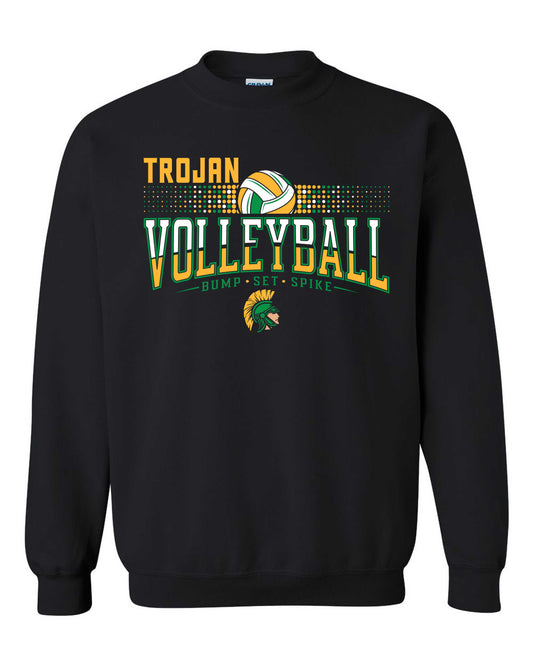 Trojan Volleyball Crewneck / Design 1
