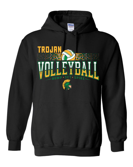 Trojan Volleyball Hoodie / Design 1