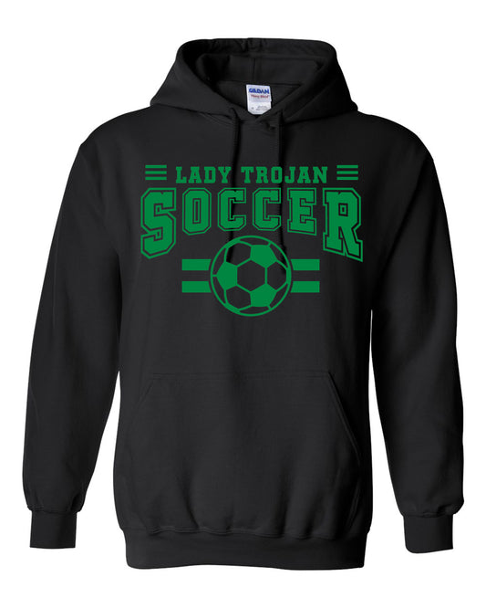 Lady Trojan Soccer Hoodie / 1