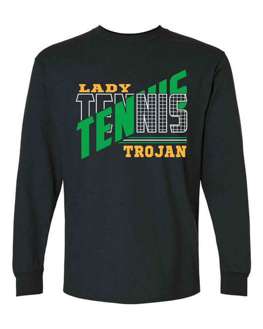Lady Trojan Tennis Long Sleeve