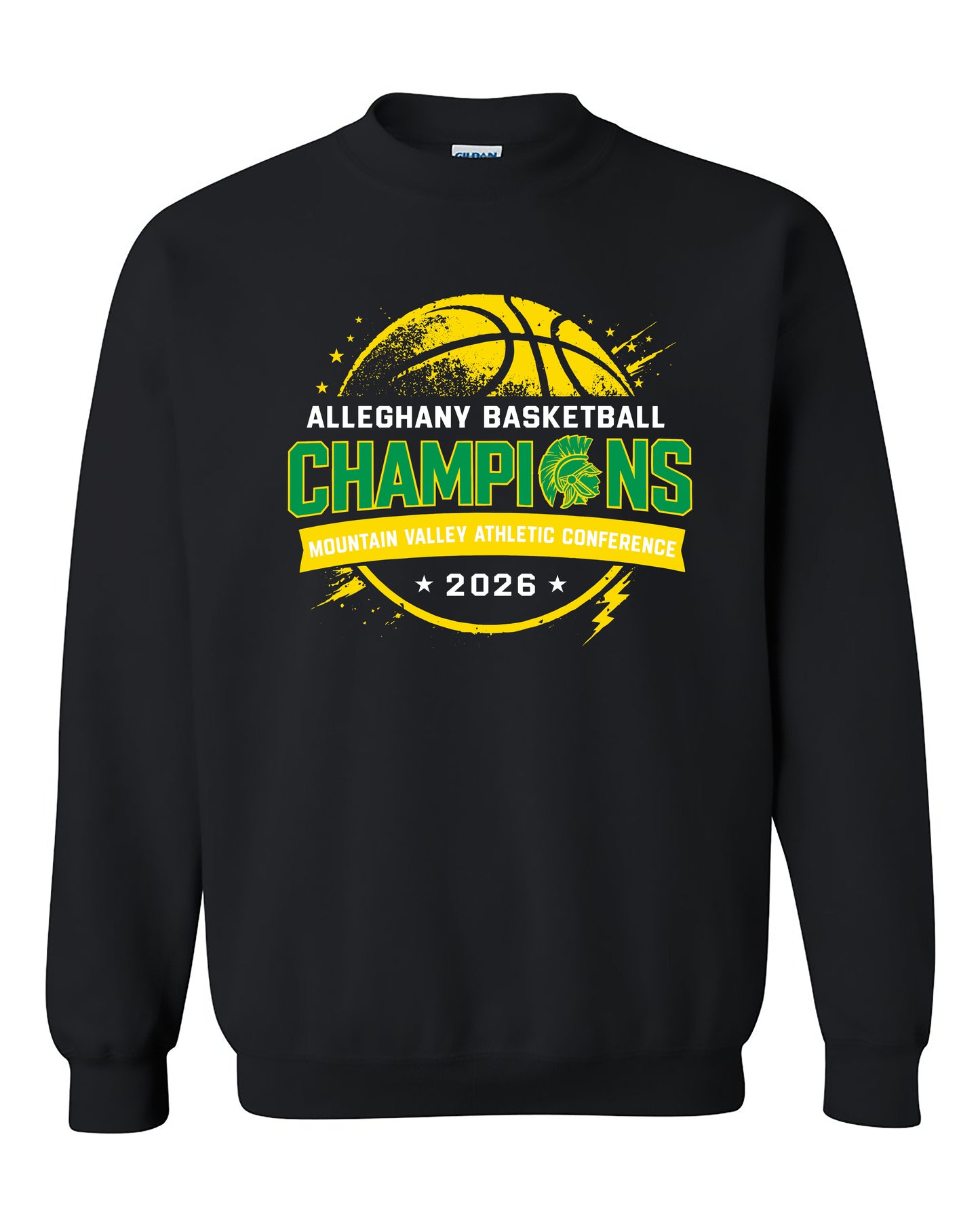 Trojans Basketball MVAC Champions - Crewneck (no roster)