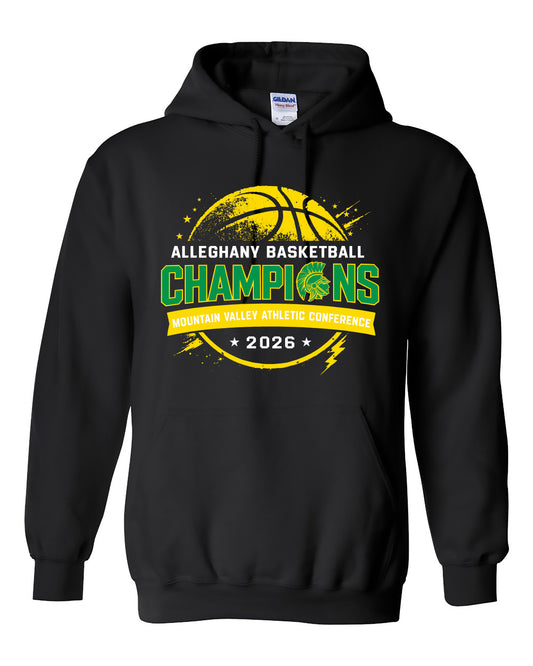 Trojans Basketball MVAC Champions - Hoodie (with roster)