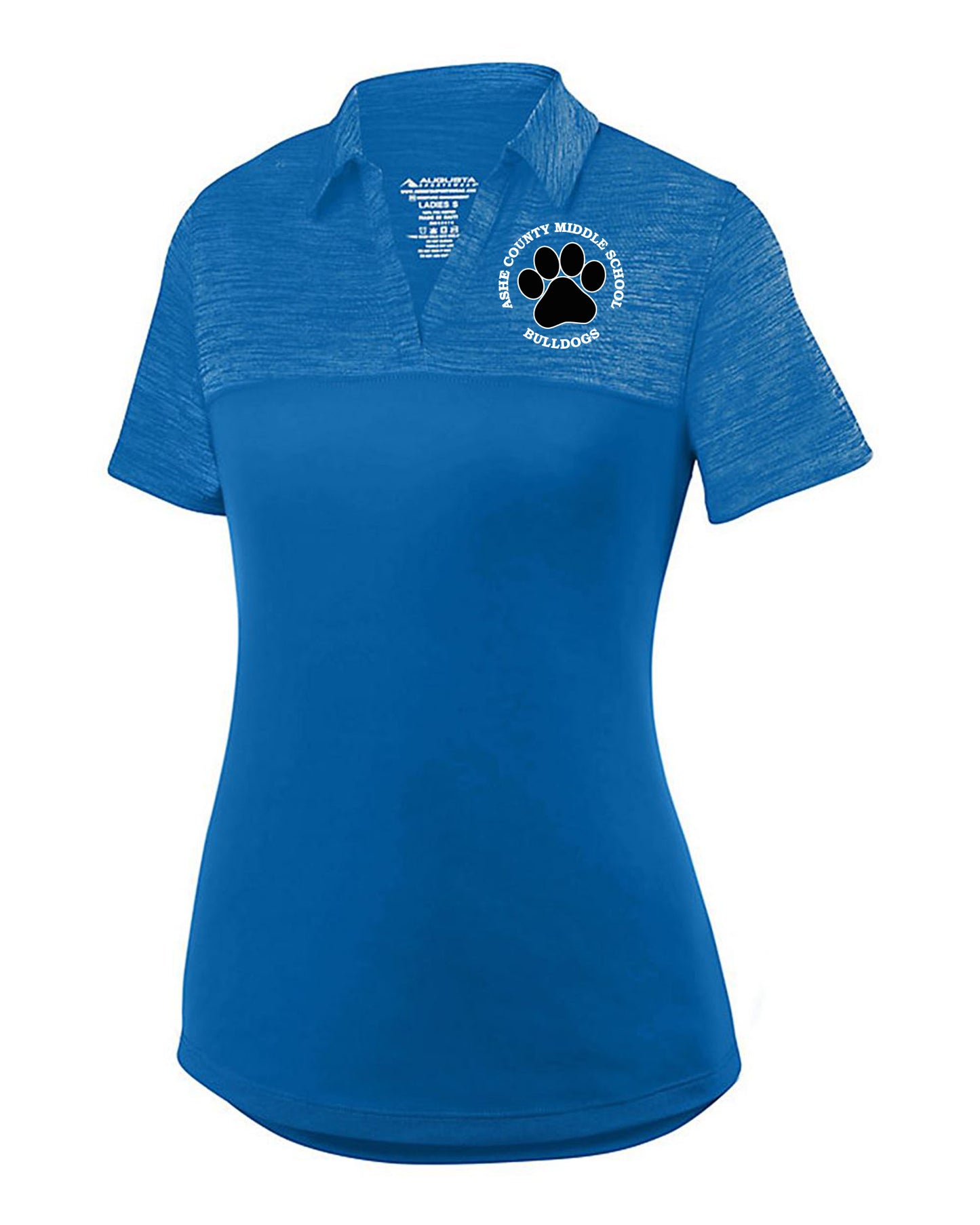 Augusta Ladies Shadow Tonal Polo - Paw Print