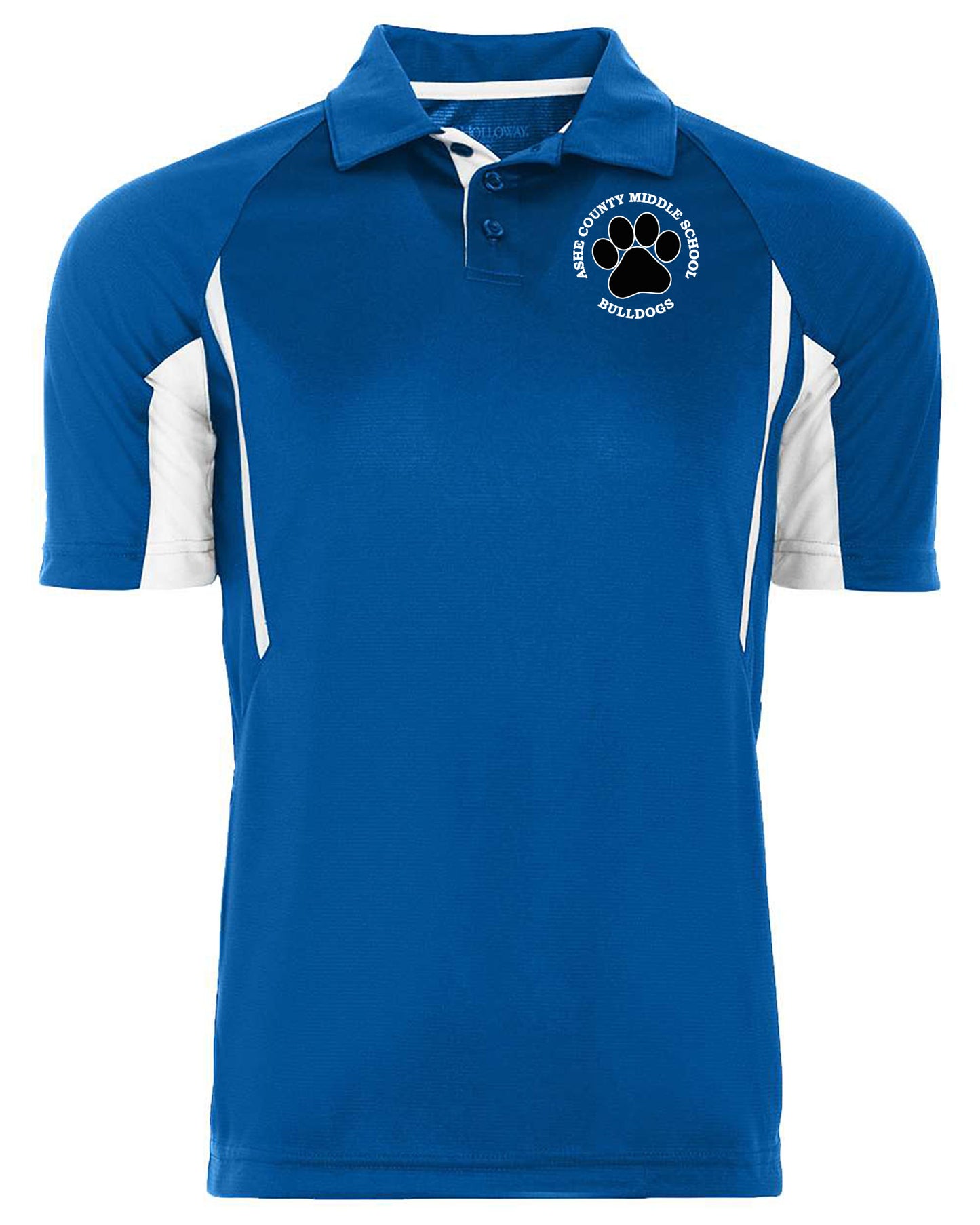 Holloway Mens Two Tone Polo - Pawprint