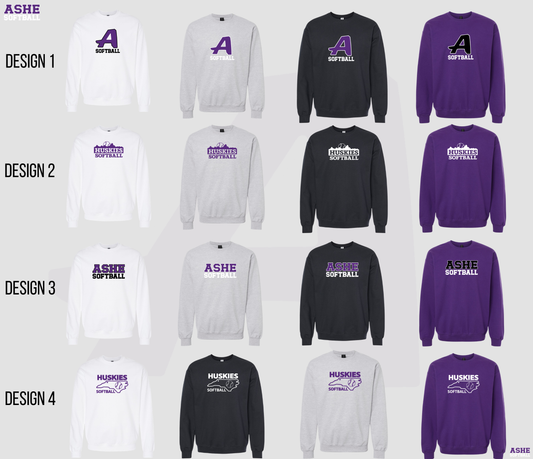 Ashe Softball Crewneck