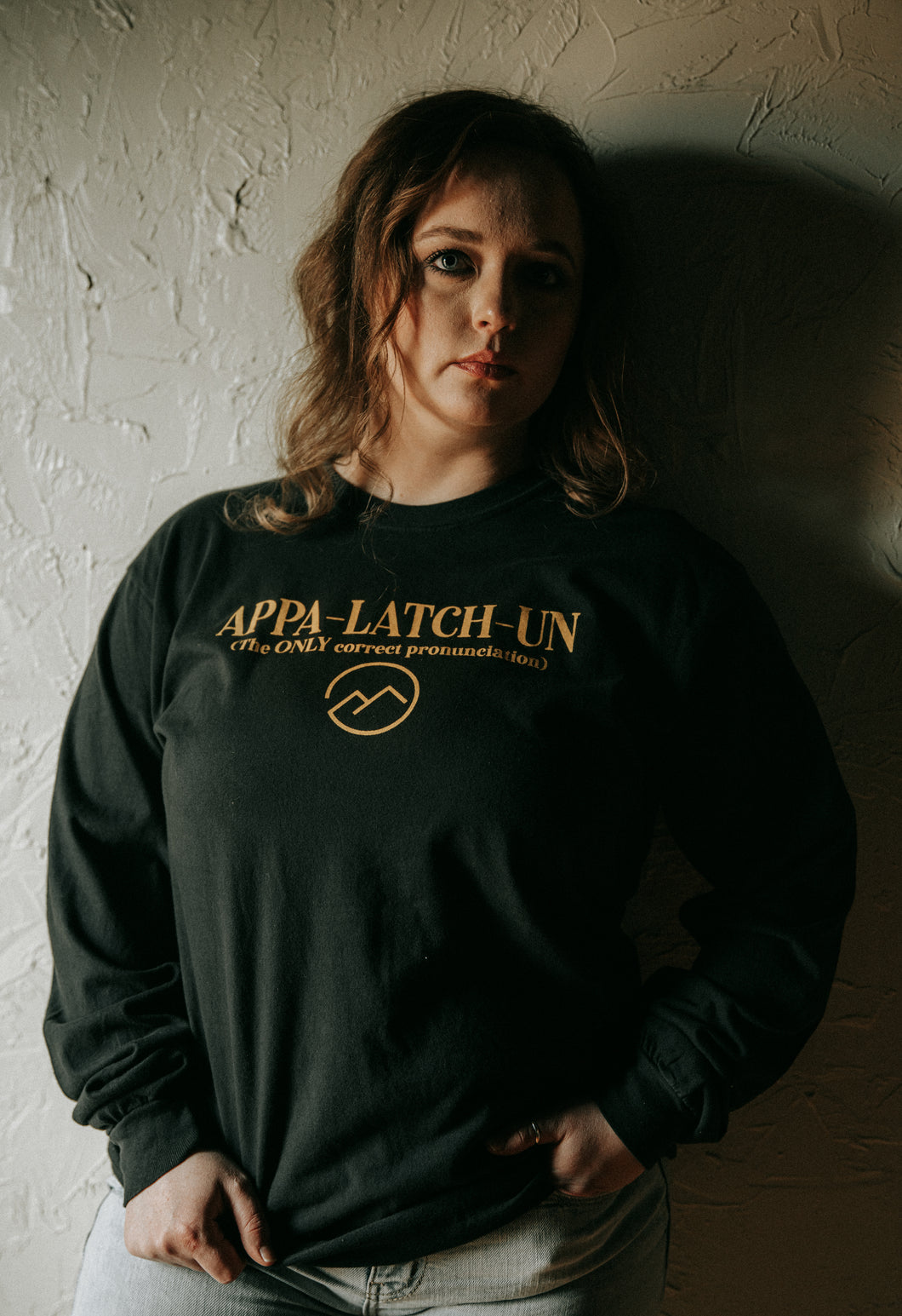 Appa-Latch-Un Pronunciation - Black Long Sleeve