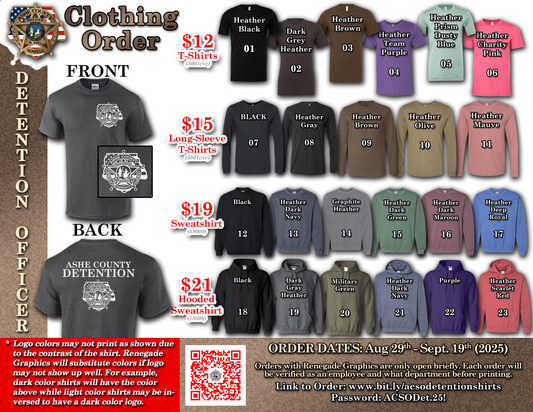 ACSO Detention - Hooded Sweatshirt