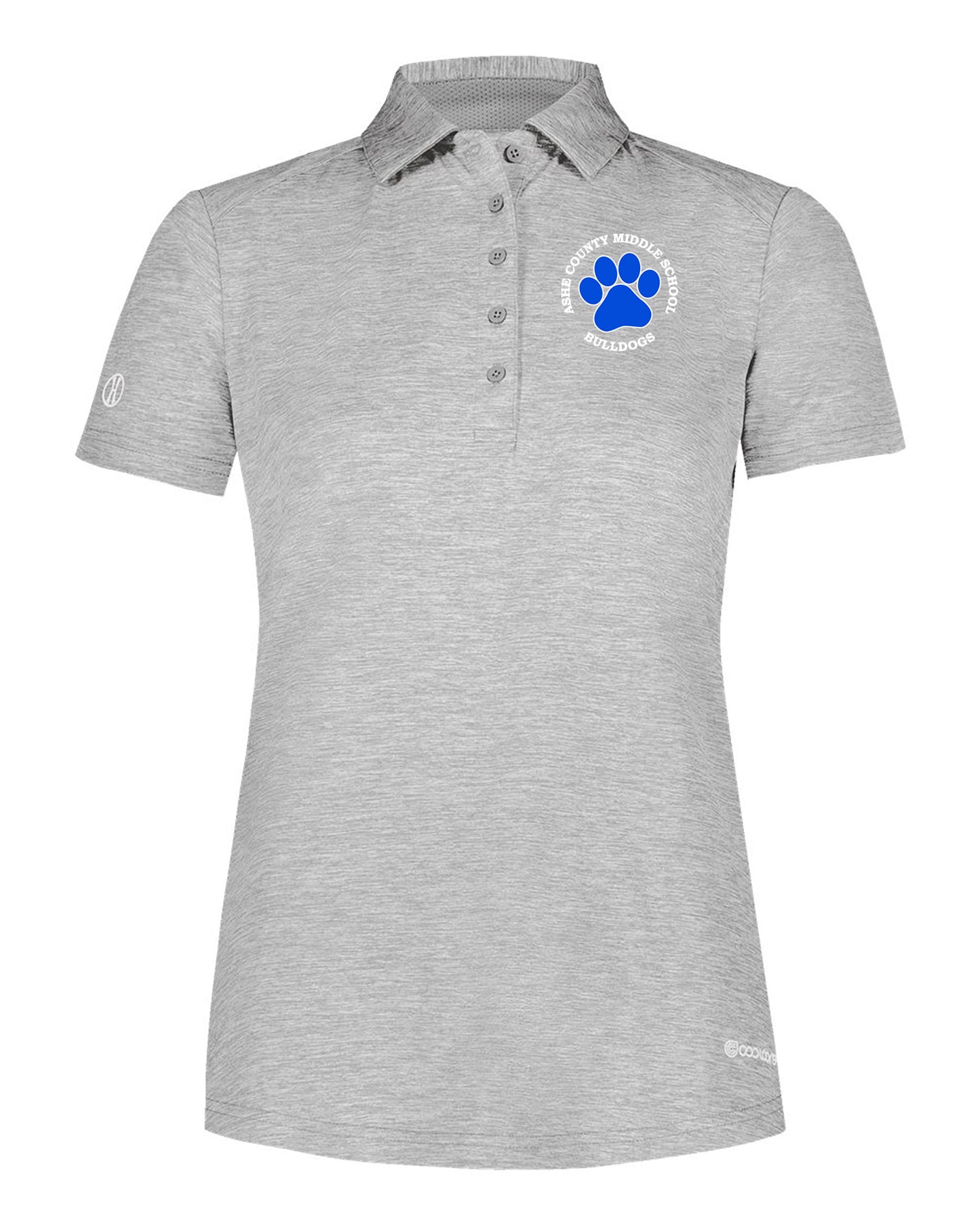 Holloway Ladies Electrify Cool Core Polo - Paw Print