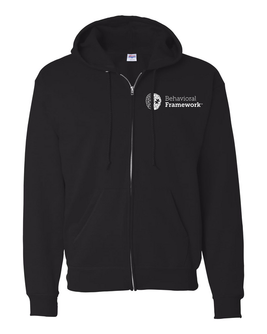 Hanes Zip Hoodie - BF Logo