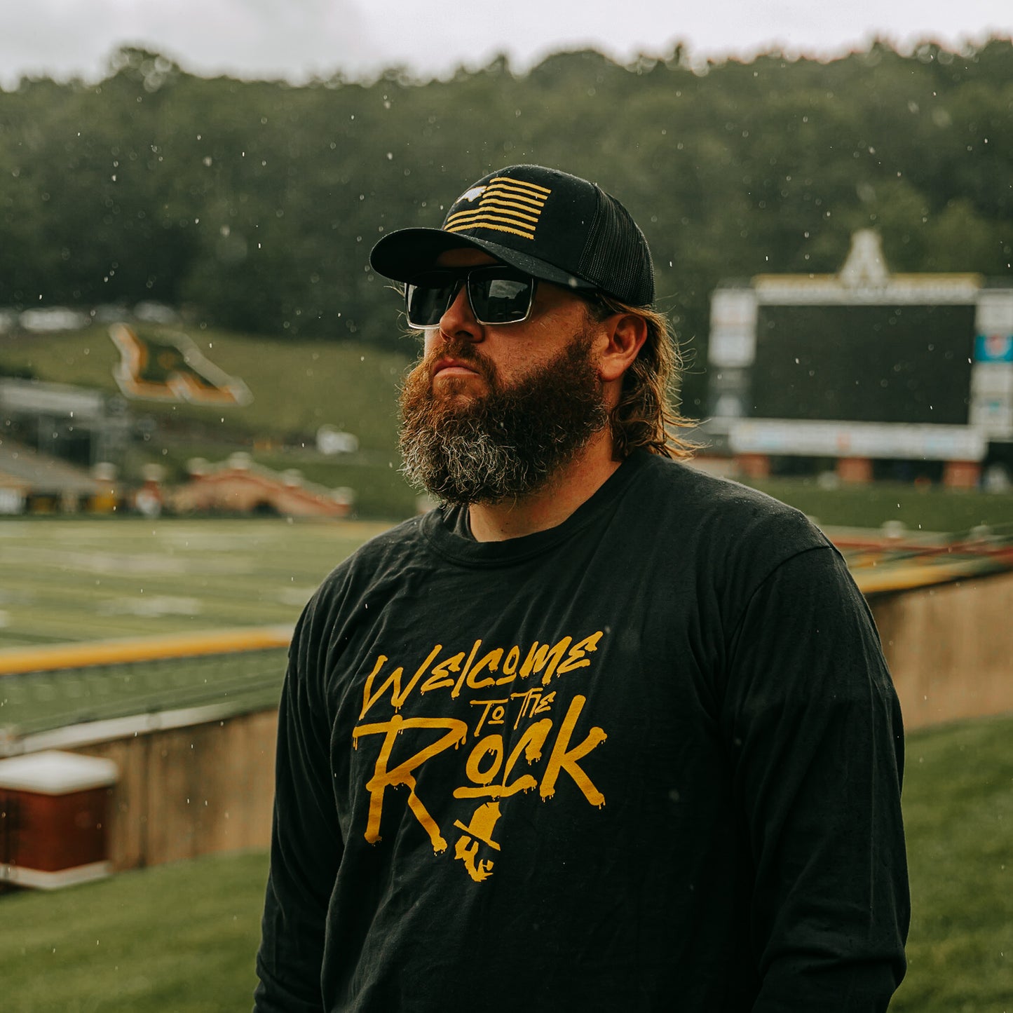 Gold NC Flag | App State | Richardson 112 Brand Hat