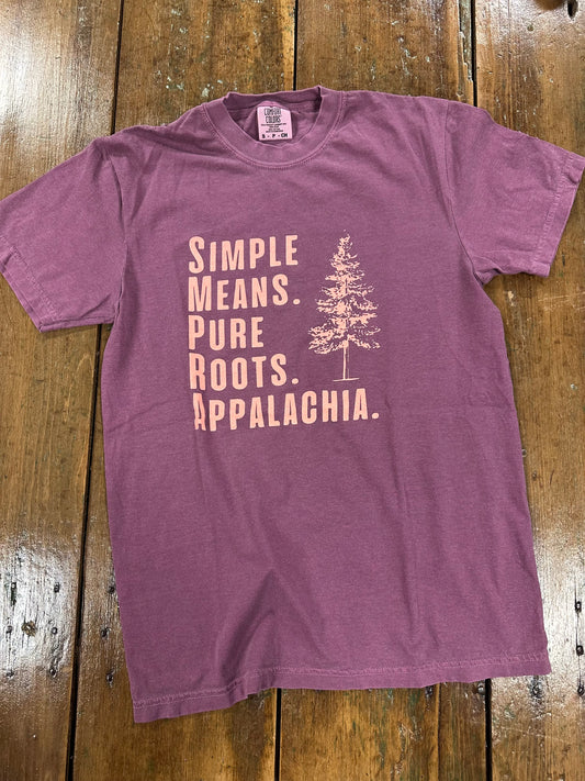 Simple Means. Pure Roots. Appalachia. | Short Sleeve