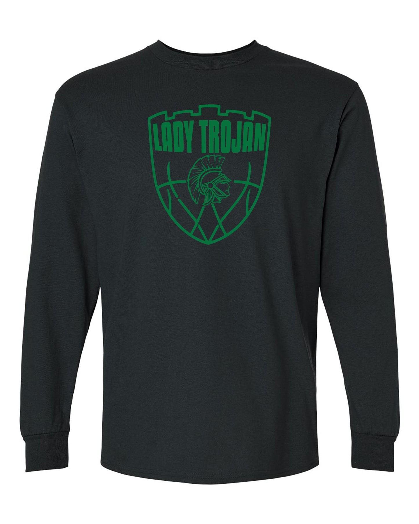 Lady Trojans Basketball Long Sleeve / Shield