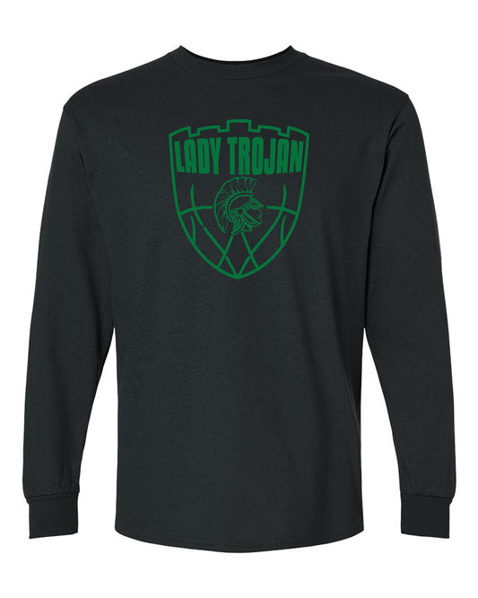 Lady Trojans Basketball Long Sleeve / Shield