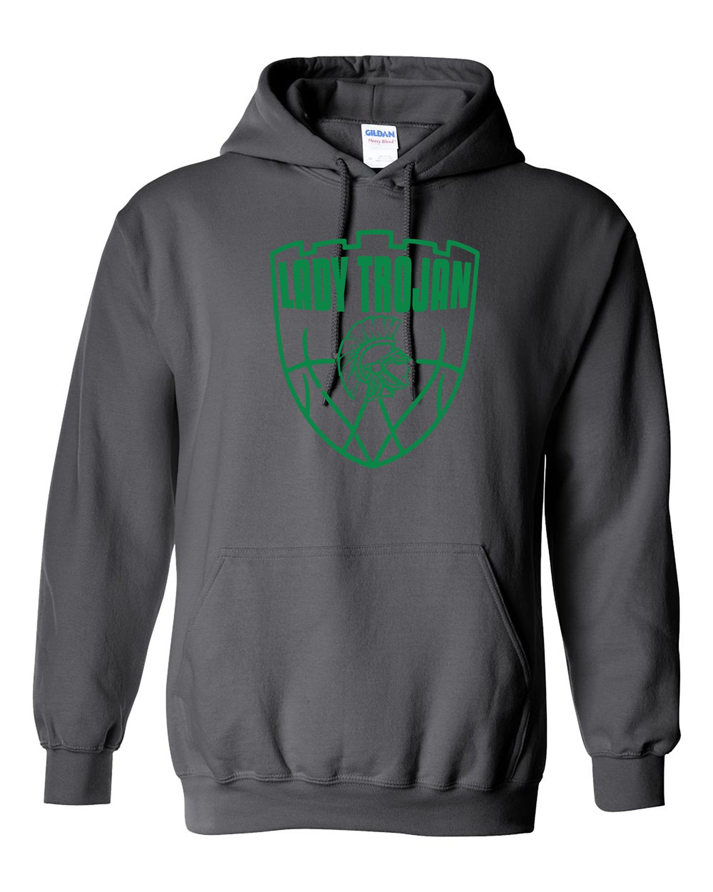 Lady Trojans Basketball Hoodie / Shield