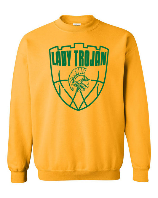 Lady Trojans Basketball Crew / Shield