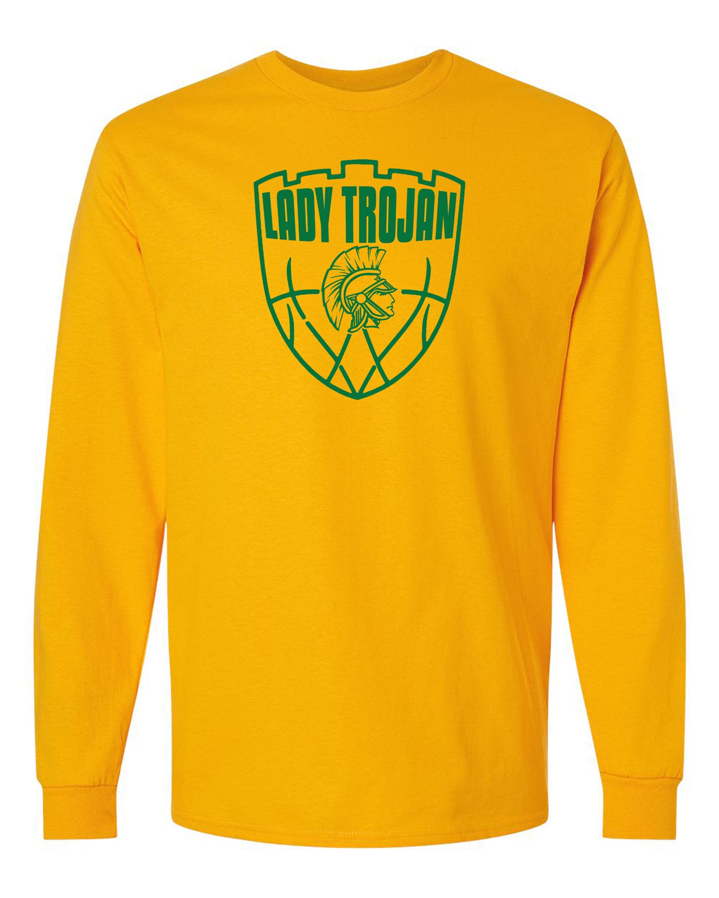 Lady Trojans Basketball Long Sleeve / Shield
