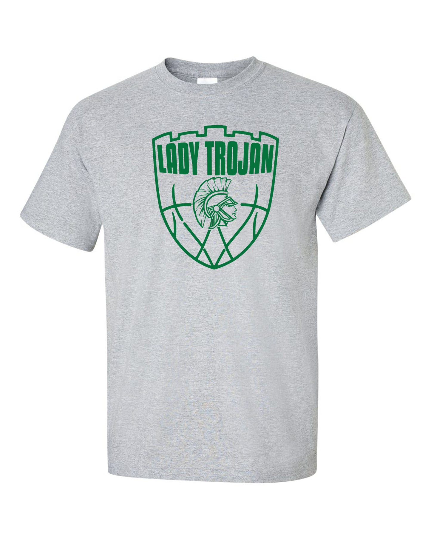 Lady Trojans Basketball Short Sleeve / Shield