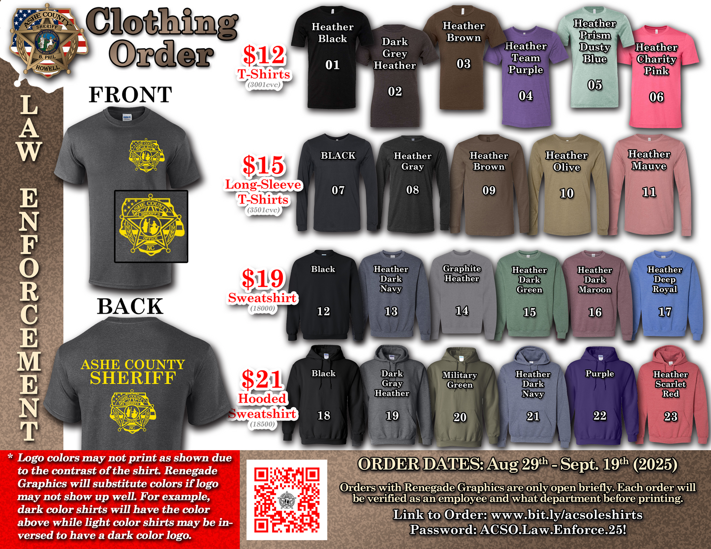 ACSO Law Enforcement - Sweatshirt