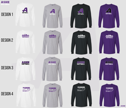 Ashe Softball Long Sleeve