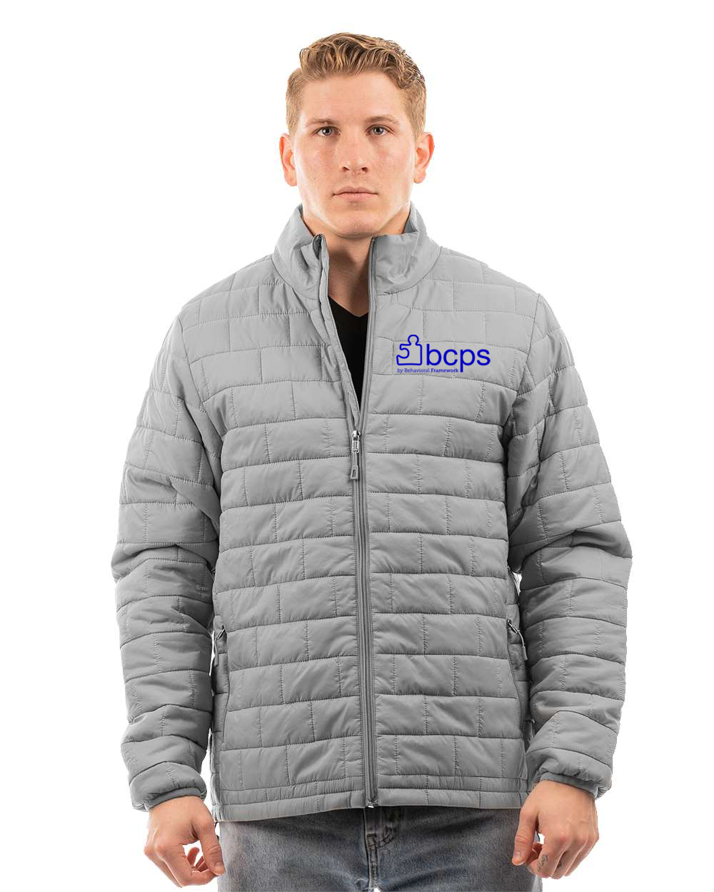 Puffer Jacket Mens - BCPS Logo