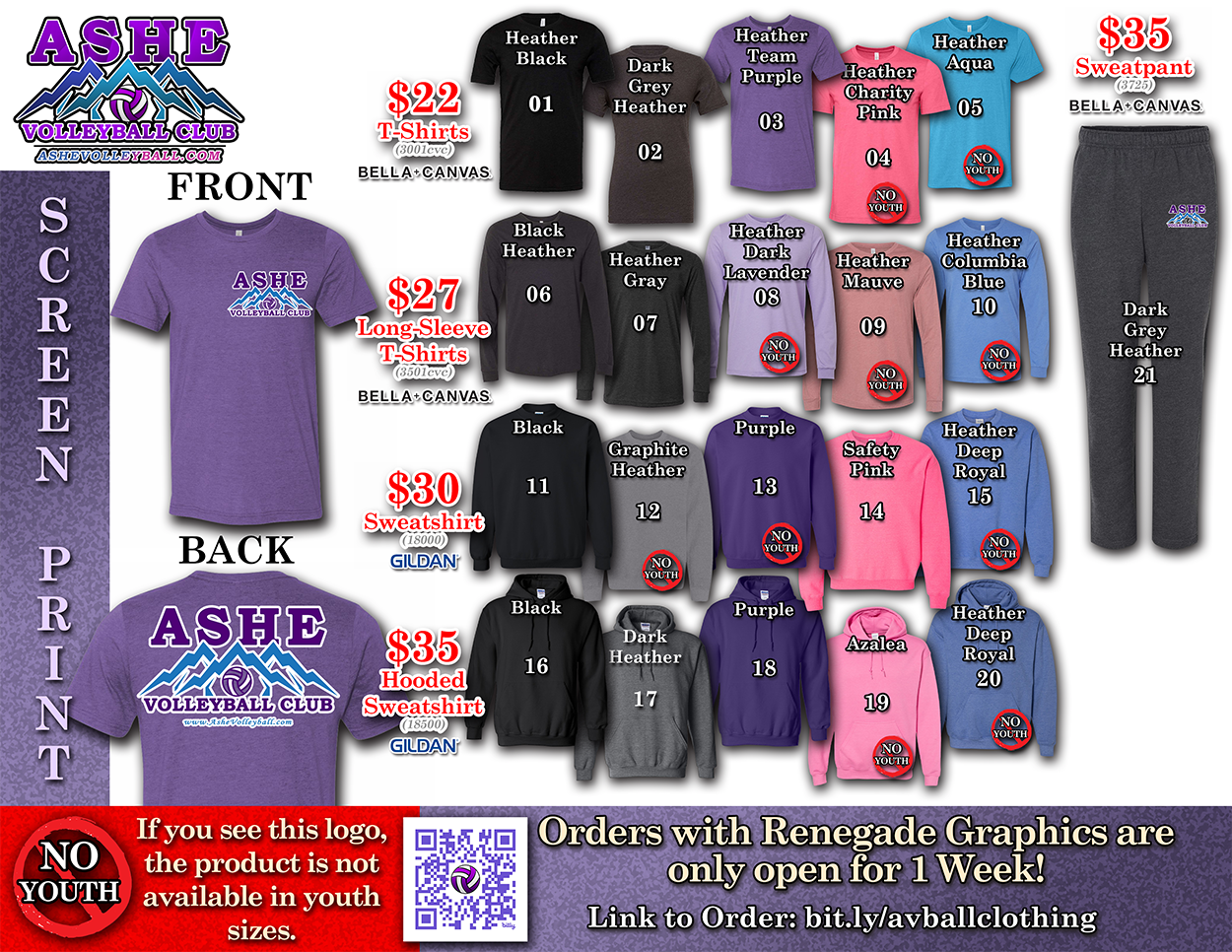 Ashe Volleyball Sweatpants 21