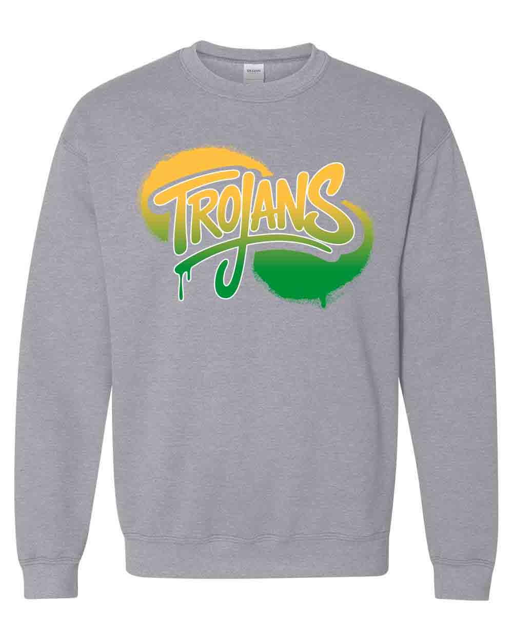 Youth Trojans Graffiti Crewneck