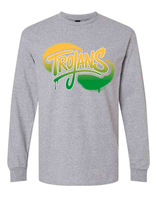 Trojans Graffiti Long Sleeve