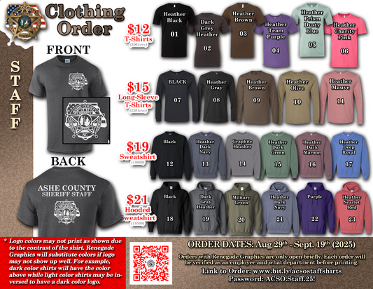 ACSO Staff - Hooded Sweatshirt