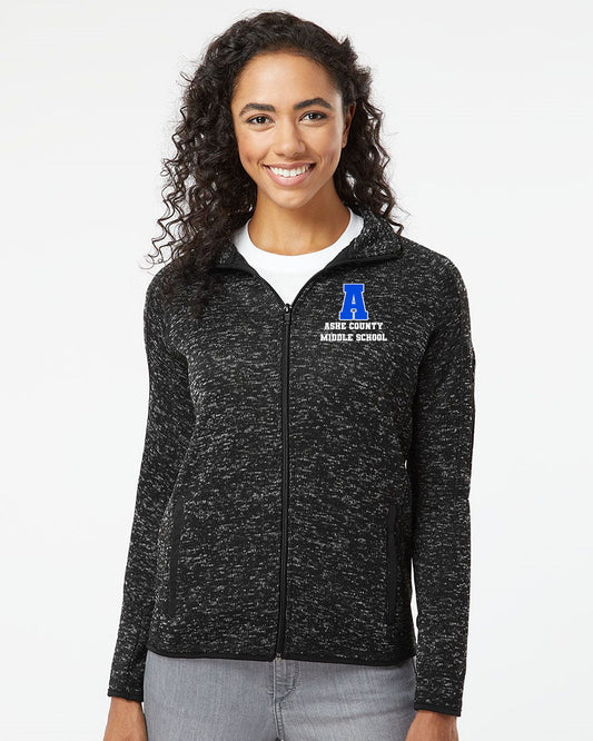 Burnside Ladies Sweater Knit Jacket